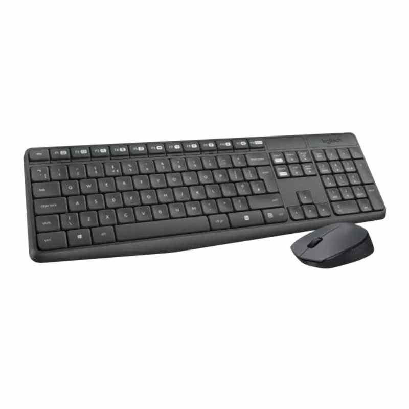 Logitech MK235 Kablosuz Usb Q Klavye + Mouse Seti Siyah
