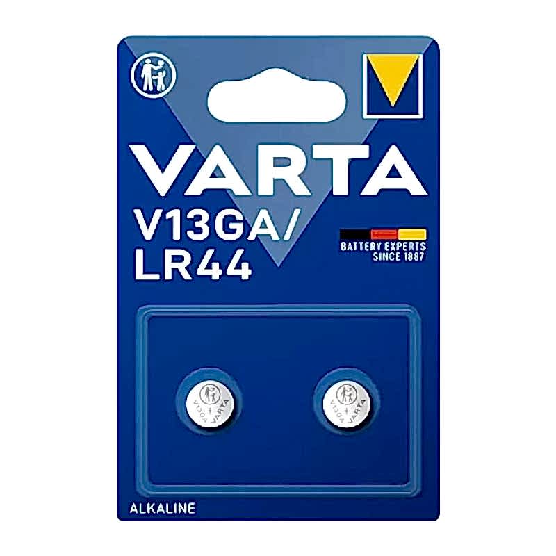 Varta V13GA / LR44 Alkaline Düğme Pil 1,5 Volt İkili Blister resmi