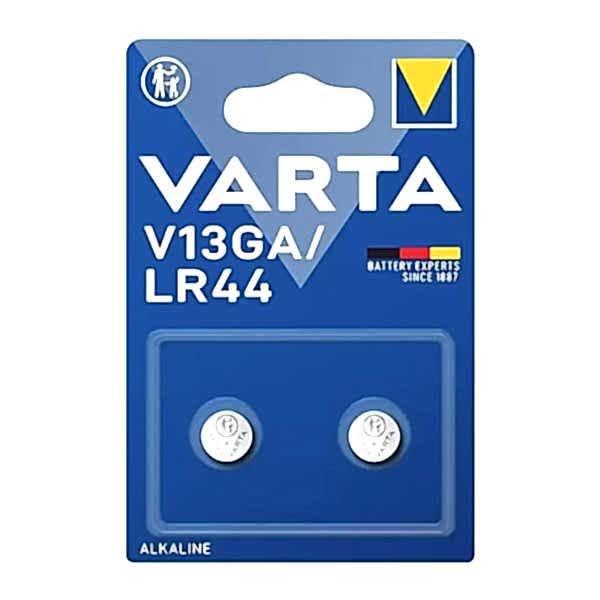 Varta V13GA / LR44 Alkaline Düğme Pil 1,5 Volt İkili Blister resmi