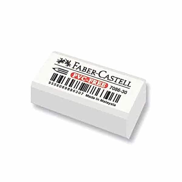 Faber Castell 7086 Pvc Free Silgi Küçük Boy Beyaz