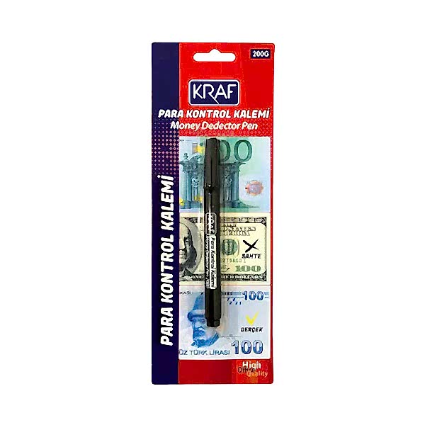 Kraf Sahte Para Kontrol Kalemi 200G