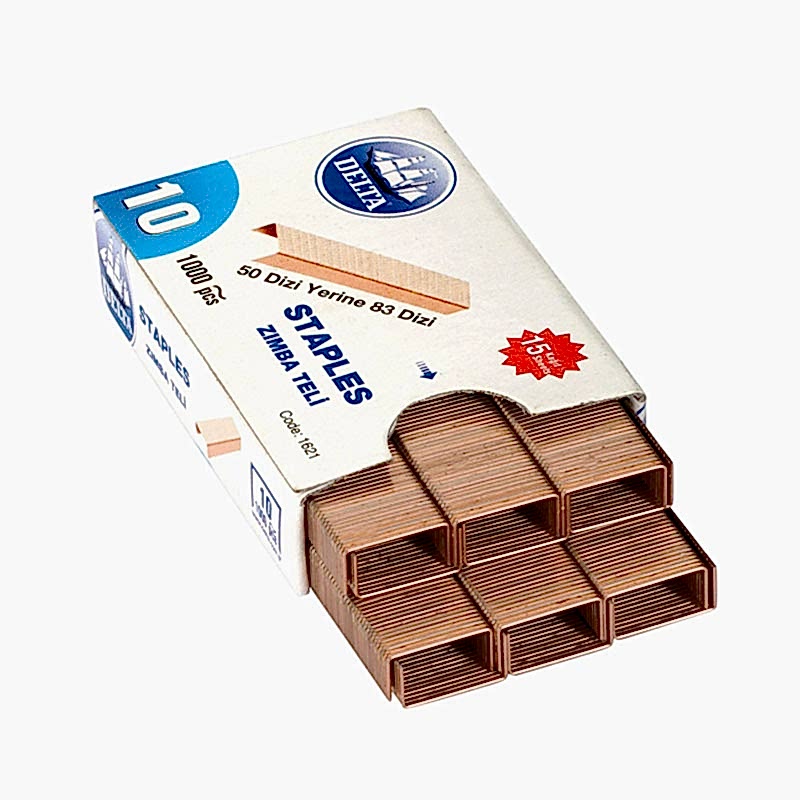 Delta 1621 Zımba Teli No:10 1000 Adet - Sarı resmi