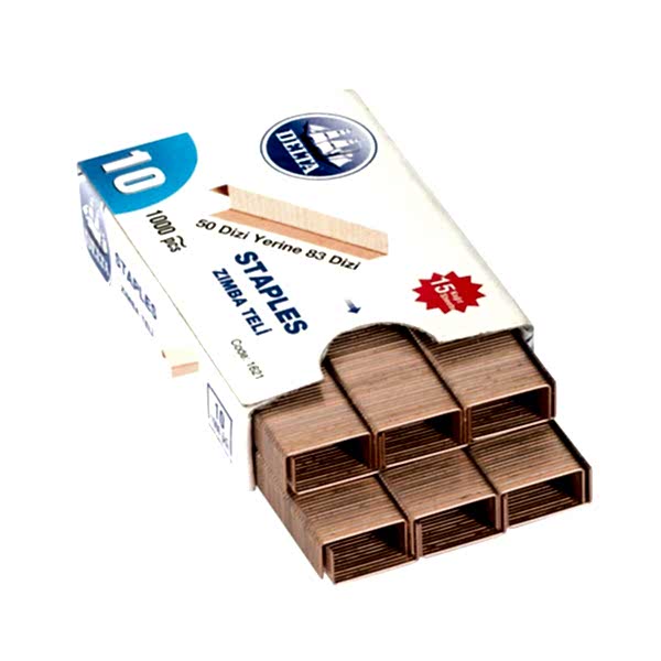 Delta 1621 Zımba Teli No:10 1000 Adet - Sarı resmi